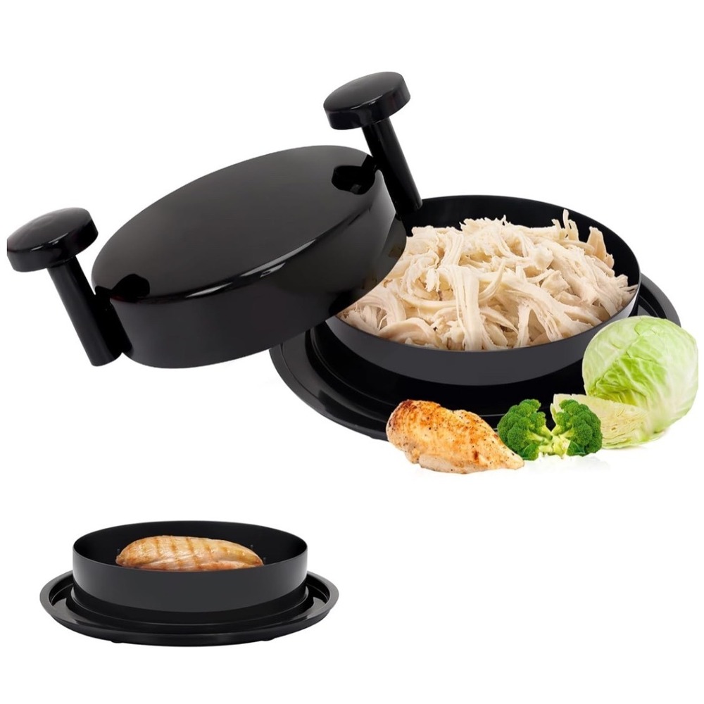Chicken Shredder Tool Manual Twist Meat Grinder‎ Black